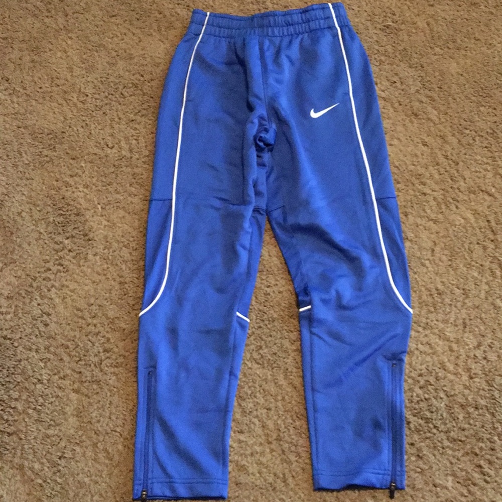 Nike Royal Blue dri fit pants Sz Youth Medium